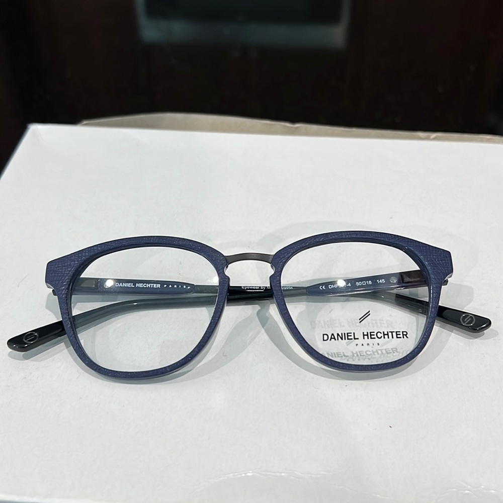 Brand New Authentic Daniel Hechter Glasses including original Case & Wipe